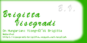 brigitta visegradi business card